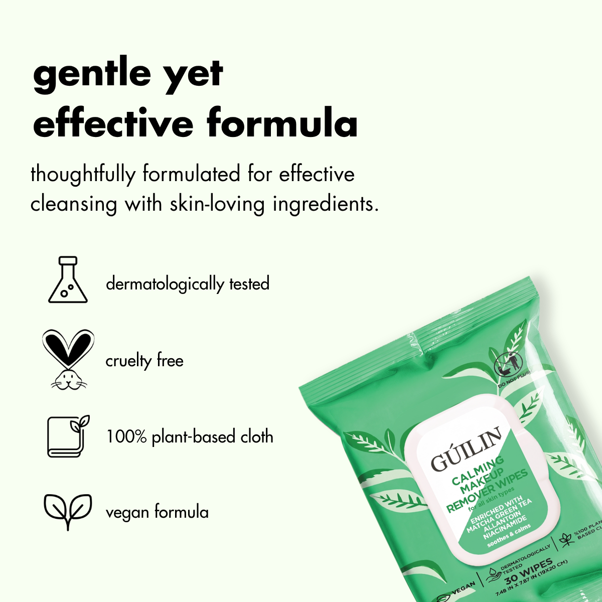 pdp:3 Calming wipes — effective formula