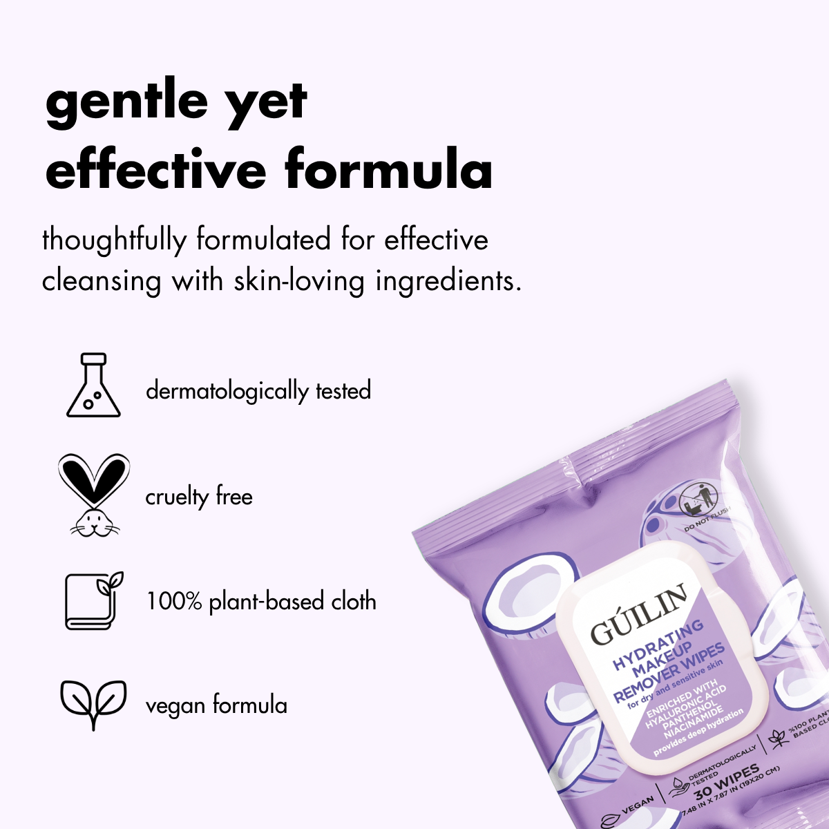 pdp:3 Hydrating wipes — effective formula