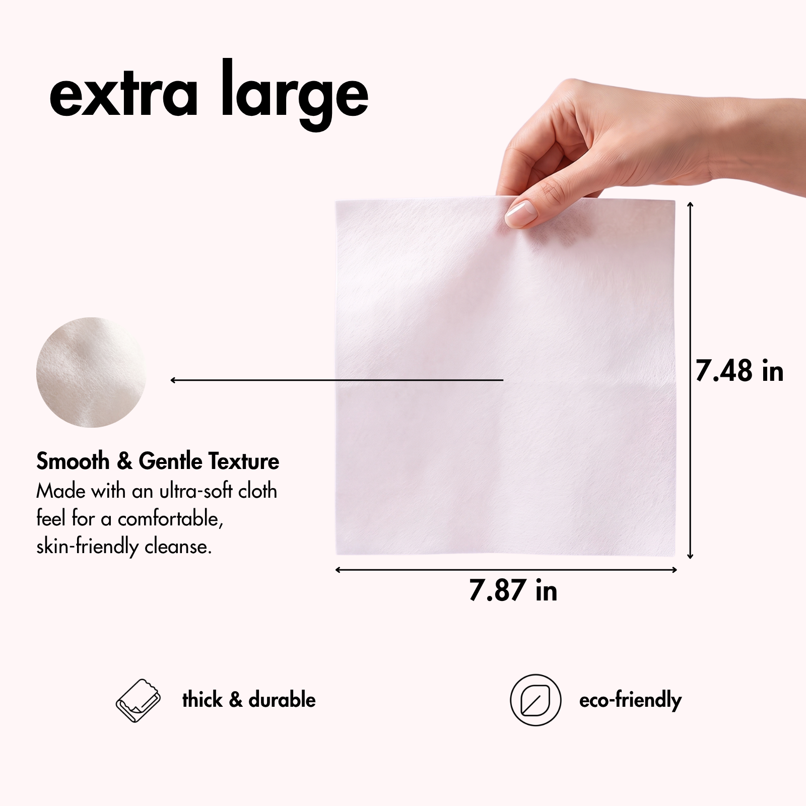pdp:5 Pore Clarifying wipes — pack dimensions